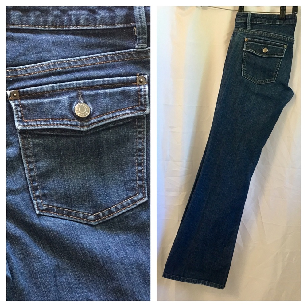 Banana Republic Flap Pocket Flare Jeans Size 28/6R